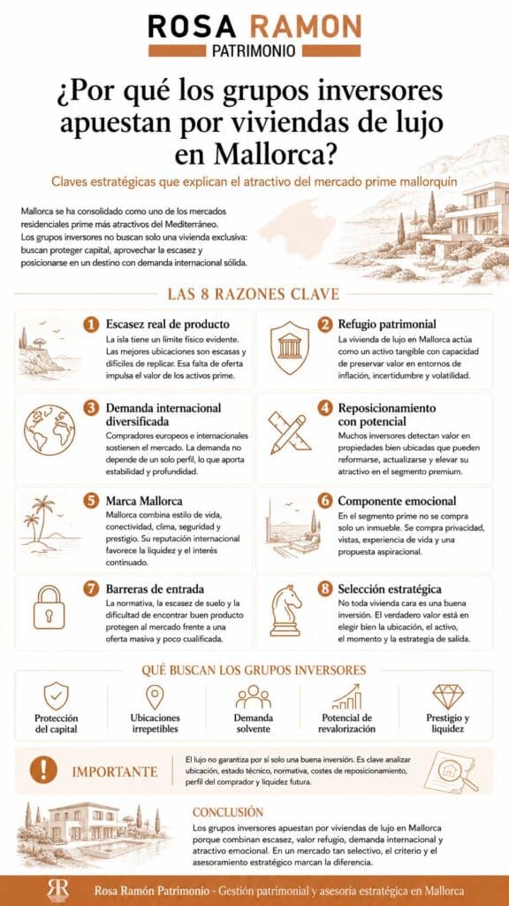 ¿Por qué los grupos inversores apuestan por viviendas de lujo en Mallorca?