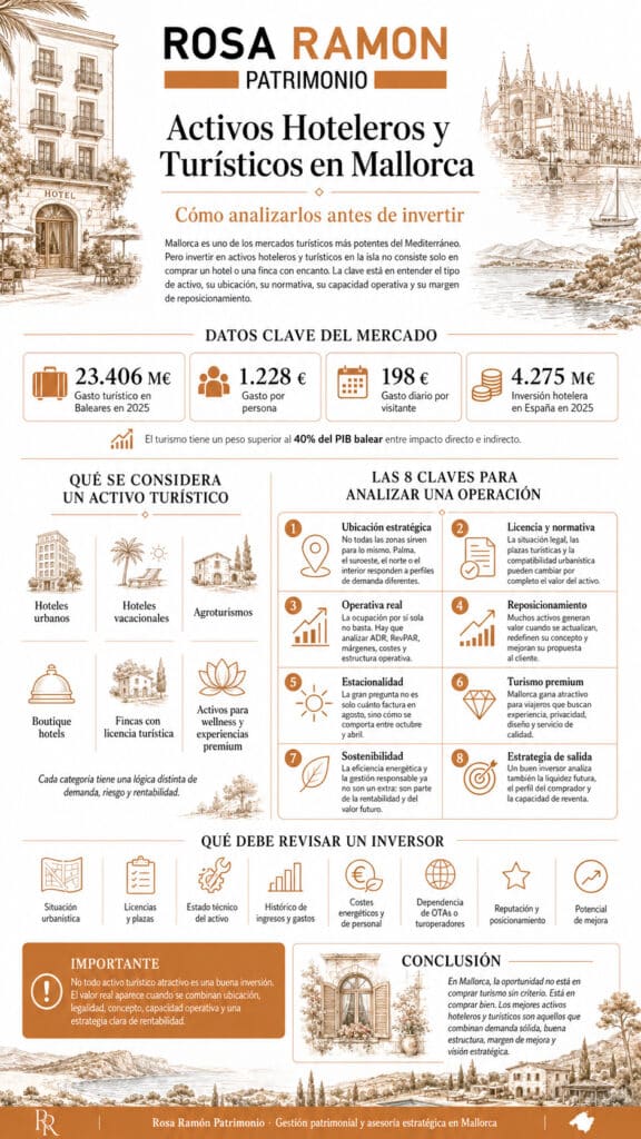 Activos hoteleros y turísticos en Mallorca: cómo analizarlos antes de invertir