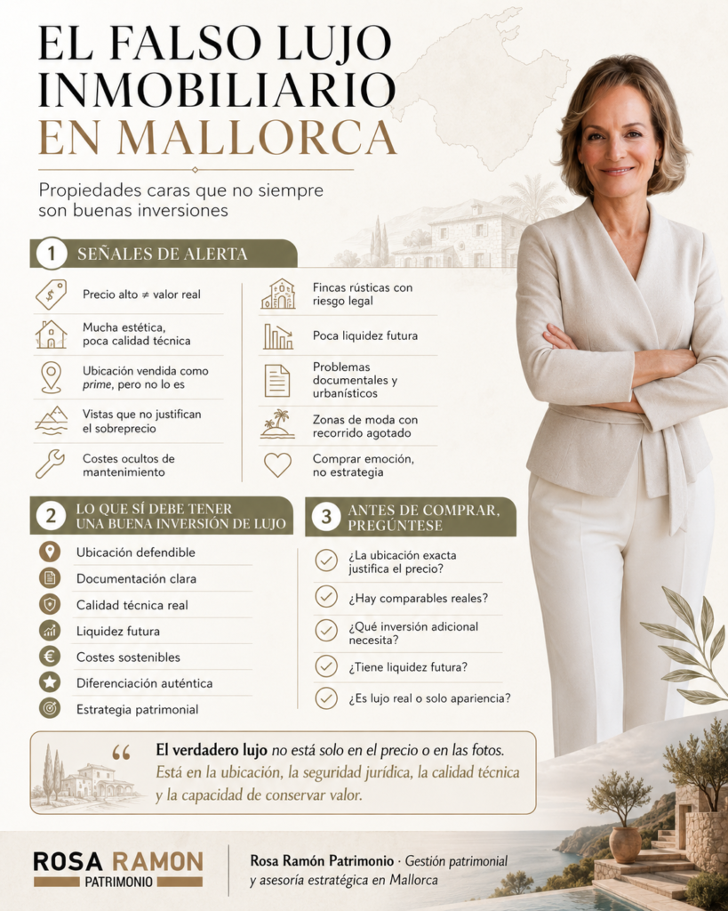 El falso lujo inmobiliario en Mallorca: propiedades caras que no son buenas inversiones