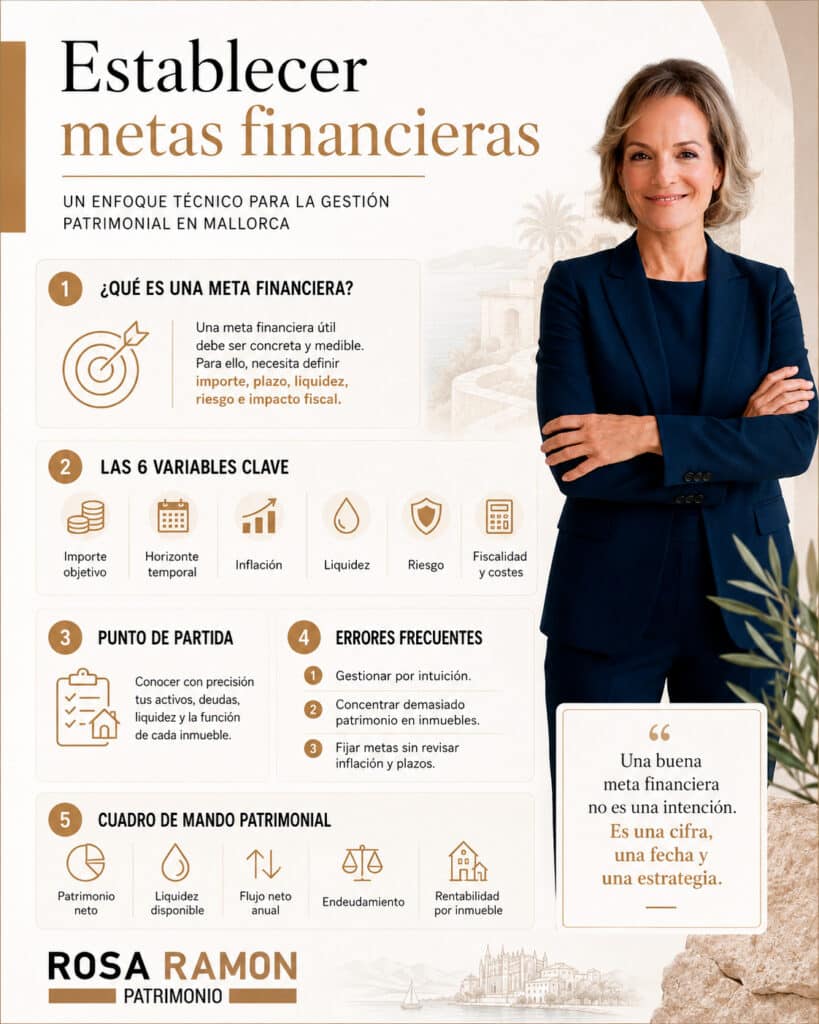 Establecer metas financieras: Un enfoque técnico para la gestión patrimonial en Mallorca