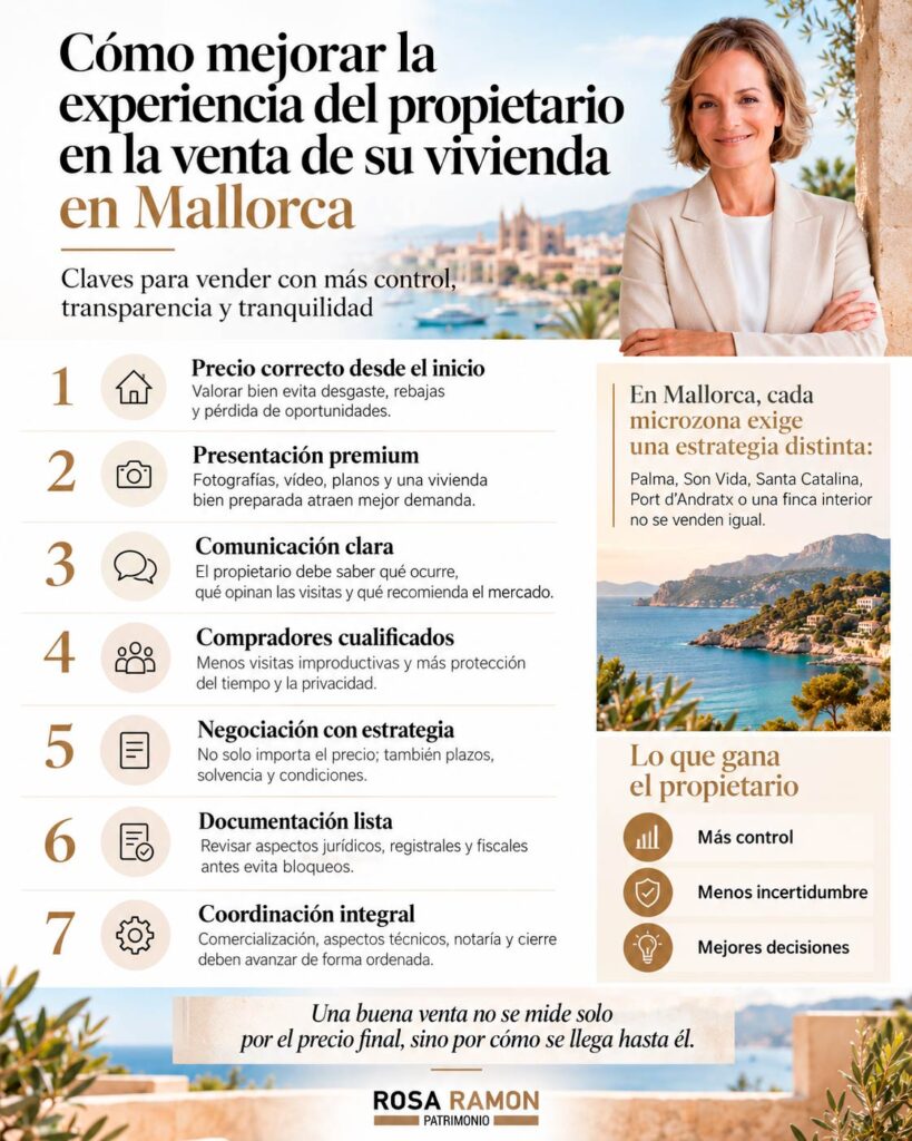 Cómo mejorar la experiencia del propietario al vender en Mallorca